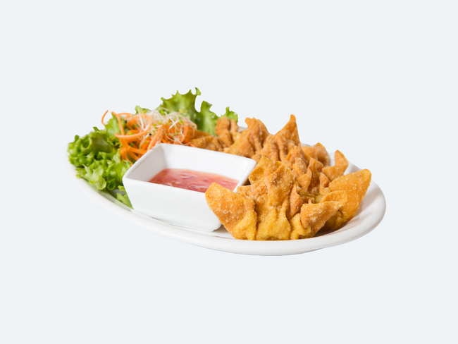 Crab Rangoons with Sweet Chili Sauce