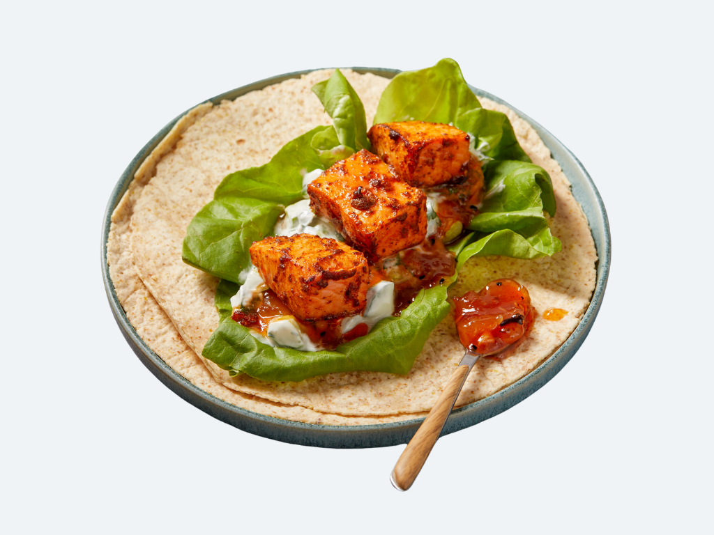 Loch Duart Salmon Tikka Rotis