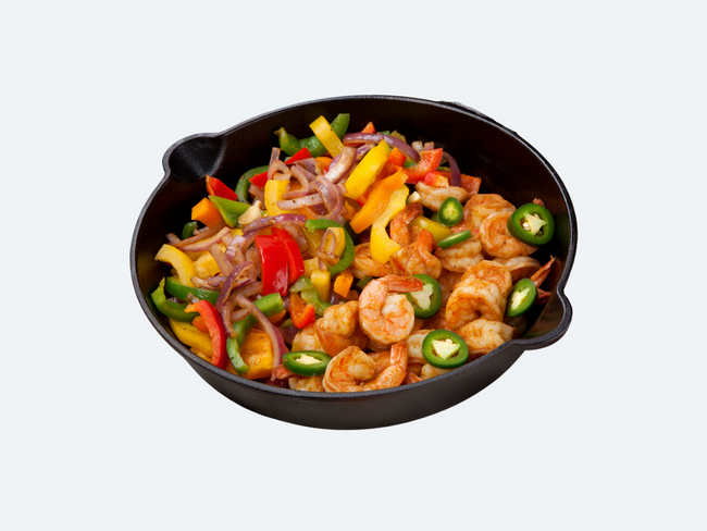 Sizzling Shrimp Fajitas